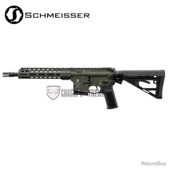 Carabine SCHMEISSER AR15 S4f M-Lok 10.5'' Cal 223 Rem Vert OD