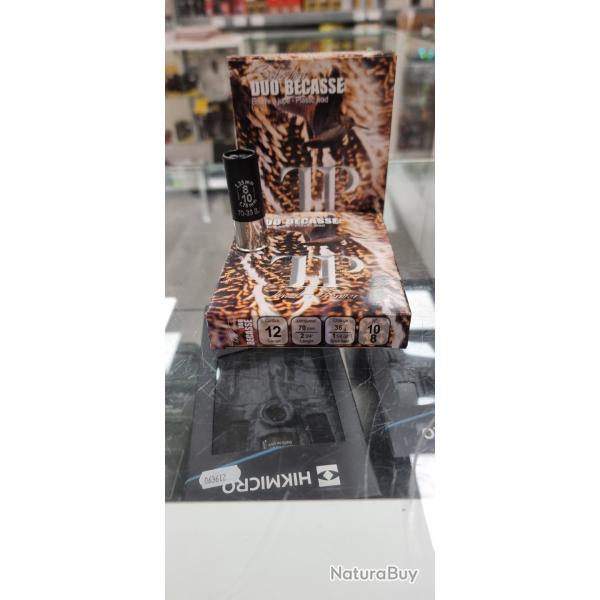 2 btes de 10 cartouches TP duo becasse 12/70 36 gr bourre jupe