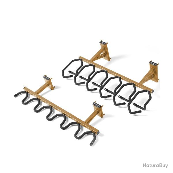 SAVIOR EQUIPMENT - R�telier 6 armes longues couleur RAL-8000 (Coyote Brown)