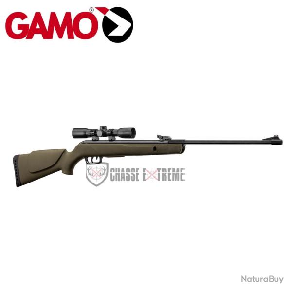 Pack Carabine GAMO Big Cat 1000E Barricade 19.9J Cal 4.5 mm + Lunette LC 4x32 WR