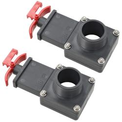 Vanne de portail de piscine 2 pcs 1,5"