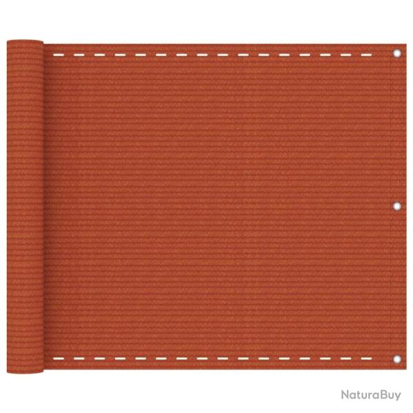 cran de balcon Orange 75x400 cm PEHD