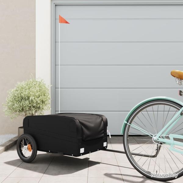 Remorque de v�lo noir 30 kg fer