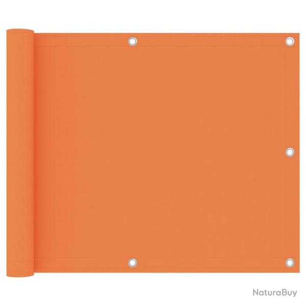 �cran de balcon Orange 75x400 cm Tissu Oxford