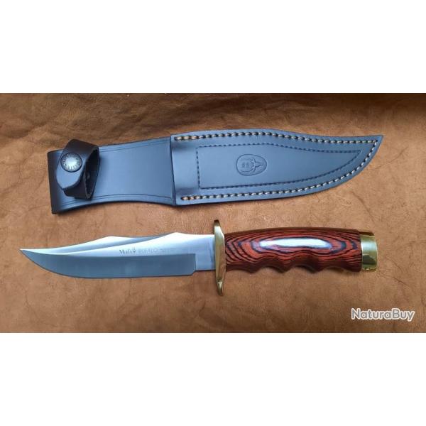 Muela Bufalo 17R Couteau de chasse lame Bowie