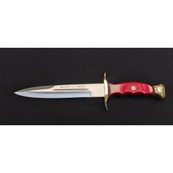 Muela BW-19 - Poignard de Chasse Lame Satin X50CrMoV15, Manche Pakka Wood