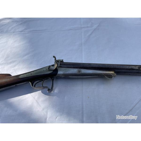 fusil juxtapos� � broches cal 20