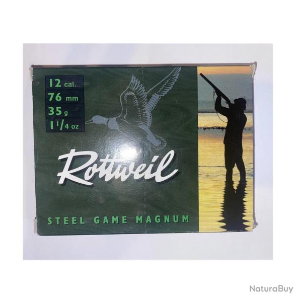 Cartouches Rottweil STEEL GAME MAGNUM Cal.12/76