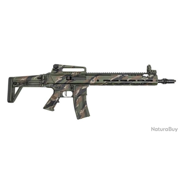 Carabine PSA Custom JAKL 14.5" Rifle 5.56 NATO 1:7 Nitride, 3.5lb Flat FCG - Jungle Tiger Camo