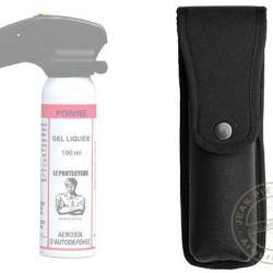 Etui porte a&eacute;rosol anti agression en polyester 100 ml