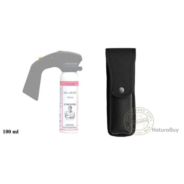 Etui porte a�rosol anti agression en polyester 100 ml