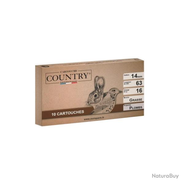 COUNTRY 14mm 16G BG PB5 X10