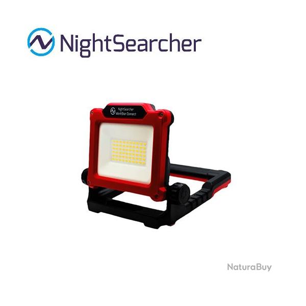 Lampe de travail Nightsearcher WorkStar Connect rechargeable - 3000 Lumens