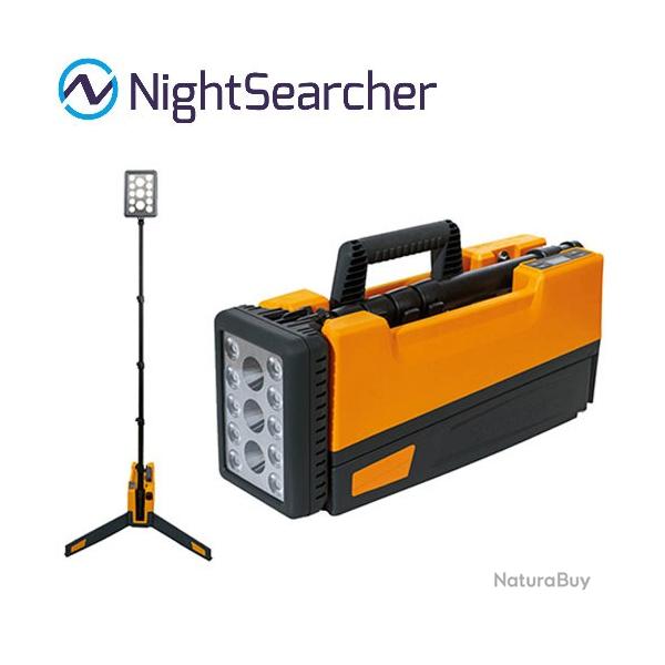 Projecteur de chantier Nightsearcher Solaris Pro rechargeable - 16 000 Lumens - 18.2 Ah