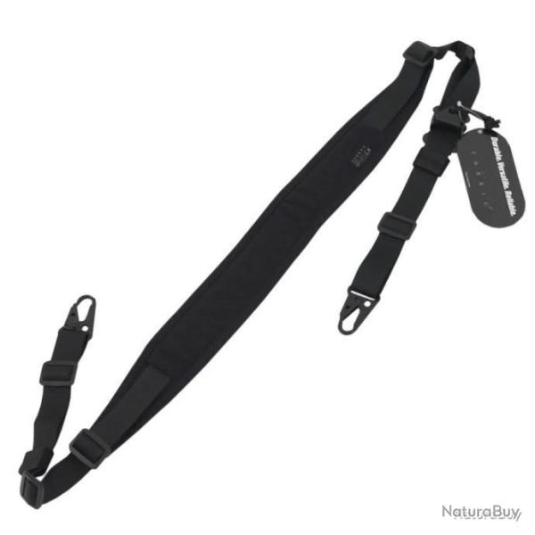 BRETELLE TACTIQUE DEUX POINTS - NOIR - LIVRAISON GRATUITE