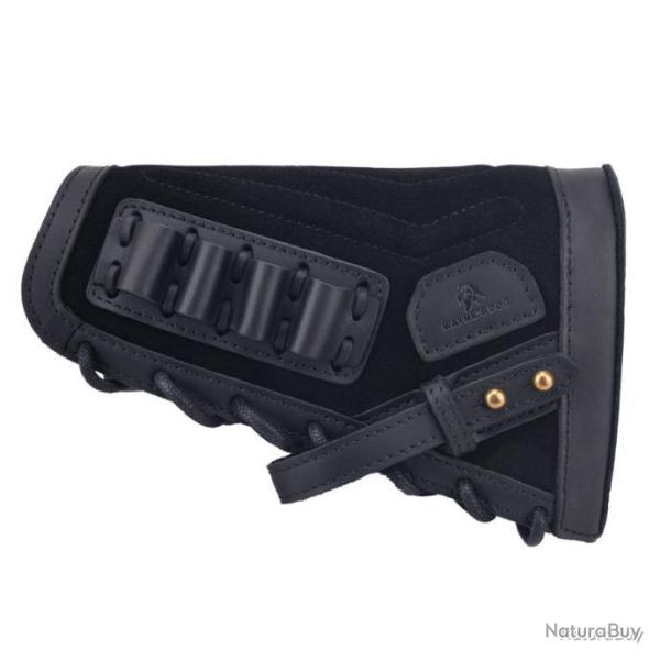 BUSC EN CUIR V�RITABLE - .308 30-06 -GAUCHER - NOIR - LIVRAISON GRATUITE
