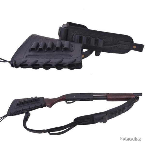 BUSC ET BRETELLE CALIBRE 16 - NOIR - DROITIER - LIVRAISON GRATUITE