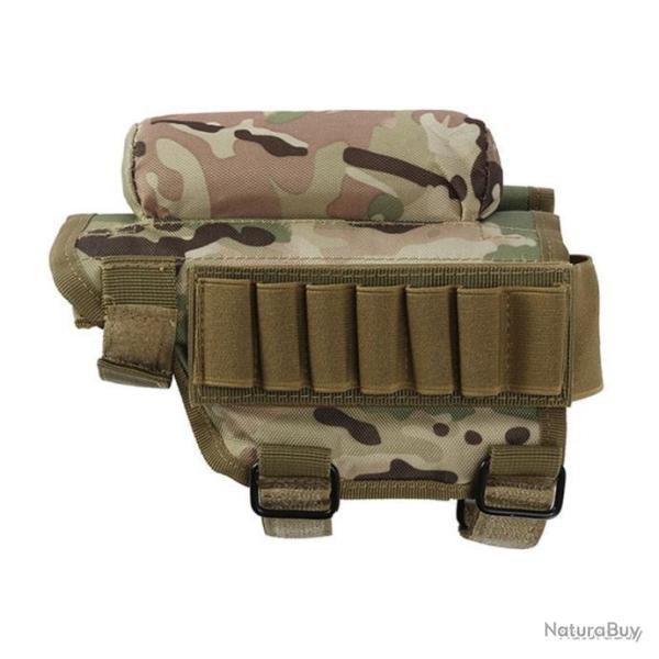 CARTOUCHIRE DE CROSSE POUR GAUCHER OU DROITIER - CAMO MULTICAM - LIVRAISON GRATUITE
