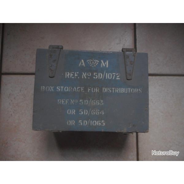 RAF ancienne petite caisse bois GB pour instrument N1
