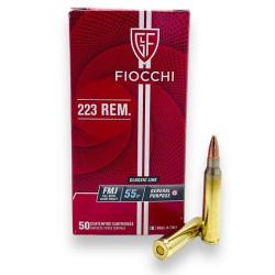 MUNITIONS FIOCCHI 223 REM FMJ 55GR