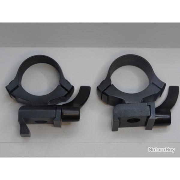 montage fixe KOZAP Alfa quick release diam 26mm pour CZ 550/557