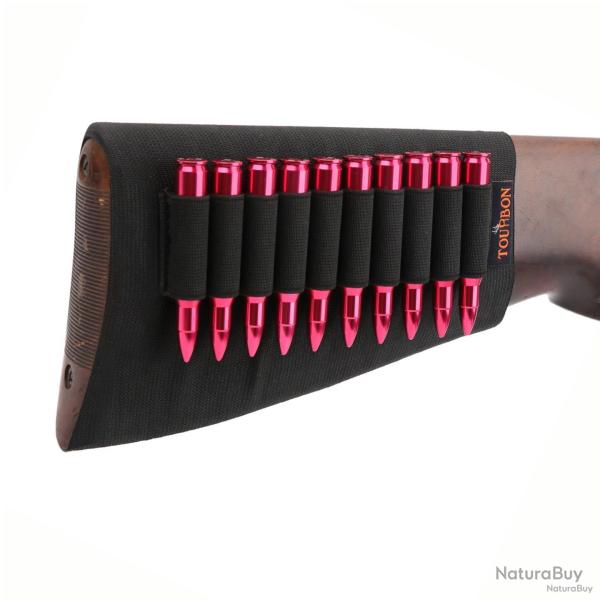Cartouchi�re de crosse gaucher/droitier 10 munitions cal. 30-06, 45-70 .308 etc - livraison gratuite