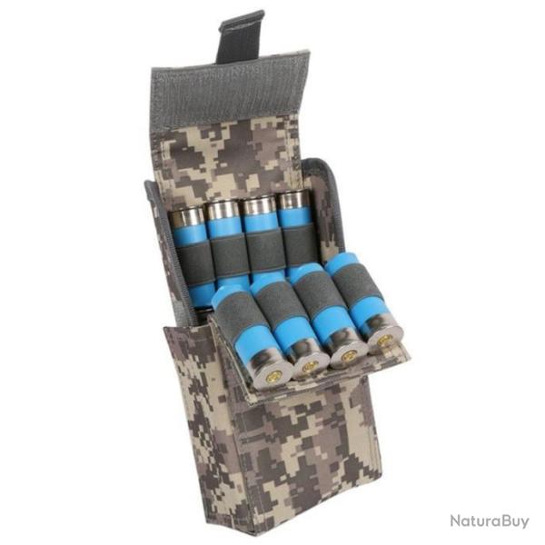 Porte cartouches tactique 25 munitions calibre 12 - camo acu - livraison gratuite