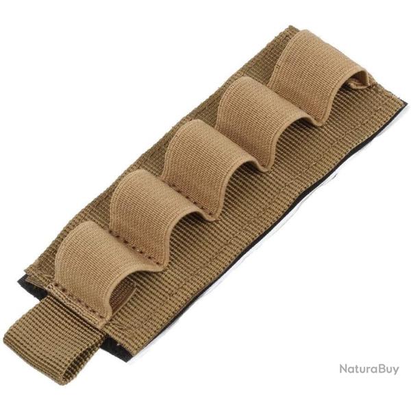 Cartouchi�re velcro 5 munitions calibre 16 - kaki - livraison gratuite