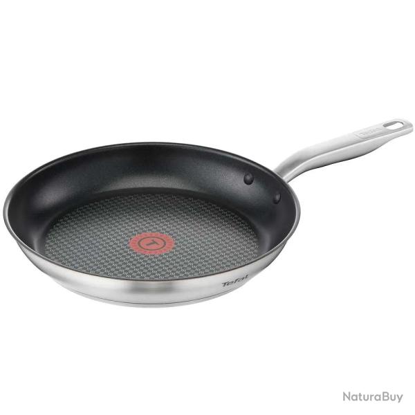 Po�le Virtuoso 250� rev�tement antiadh�sif acier inox noir �30 cm