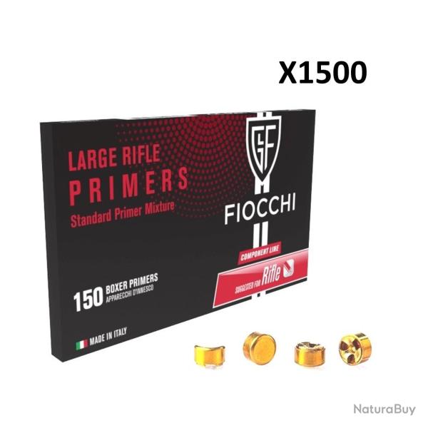 Amorces Large RIFLE FIOCCHI x1500