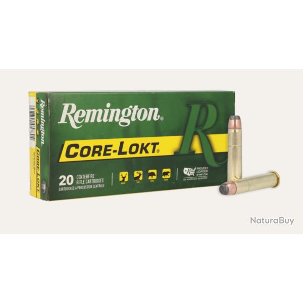 20 munitions Remington .45-70 Govt Core-Lokt SP - 405 gr