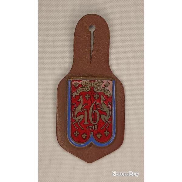 Insigne 16�me R�giment de DRAGON fabrication Courtois