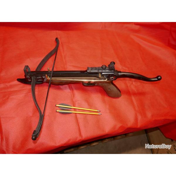 Arbal�te pistolet COBRA X-TREM 007 bois 80 lbs + 2 fl�ches d'occasion