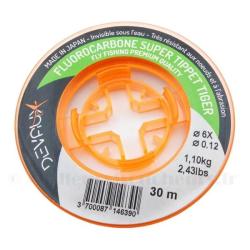 FIL DEVAUX FLUOROCARBONE TIGER 0.18mm - 30m - 2.05kg