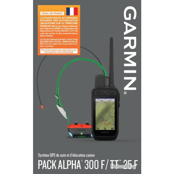 Garmin ALPHA 300F TT25 pack GPS version F