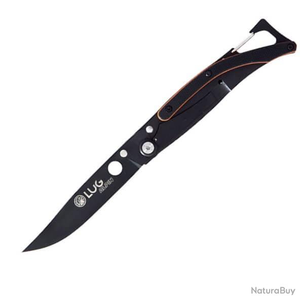 LUSP1TOB Couteau pliant LUG "Alpin Titanium" manche G10 noir/orange