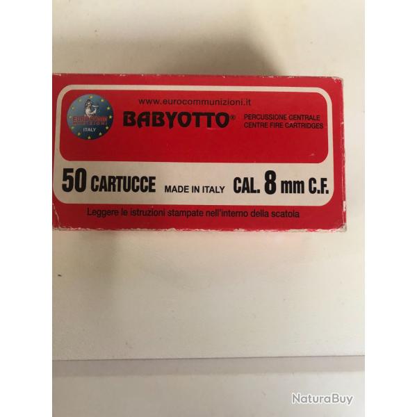 CARTOUCHES 8 mm grenaille LONGUES