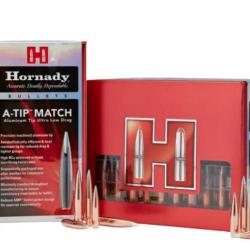 Ogives HORNADY A-TIP MATCH - Cal: 30 (.308") - 176gr - 30717 - Bo&icirc;te de 100