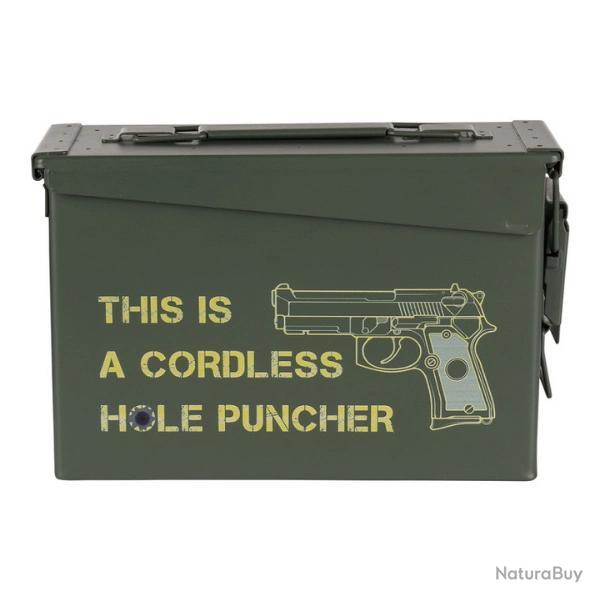Bo�te � munitions Cal. 30mm - Design Militaire Hole Puncher