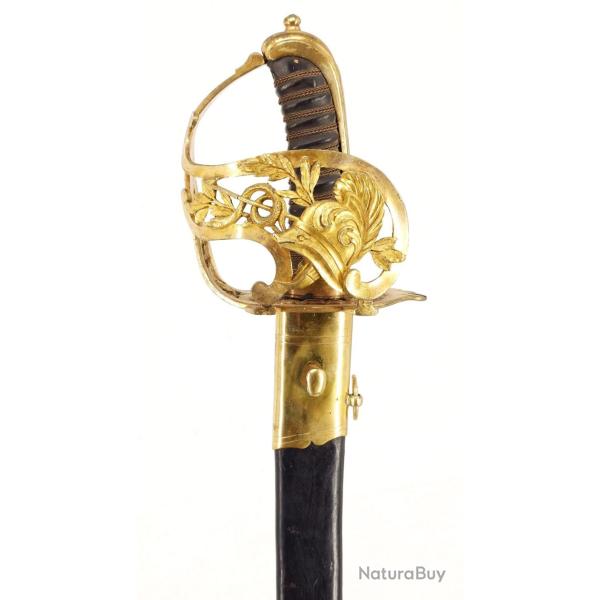 SABRE D'OFFICIER G�N�RAL OU �TAT-MAJOR � LA MONTMORENCY - MONARCHIE CONSTITUTIONNELLE FRANCE 1791-17
