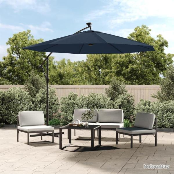 Tissu de remplacement pour parasol d�port� Bleu 350 cm