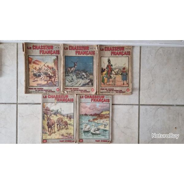 anciens livres chasseur fran�ais