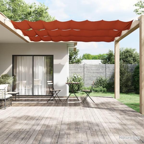 Auvent vertical Terre cuite 60x1000 cm Tissu oxford