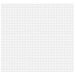 Cl&ocirc;ture de jardin sertie Acier inoxydable 50x50 cm 31x31x3 mm