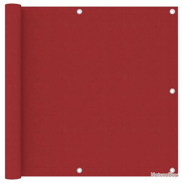 �cran de balcon Rouge 90x400 cm Tissu Oxford