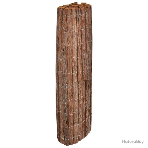 Cl�ture en �corce Marron 100 x 600 cm �corce