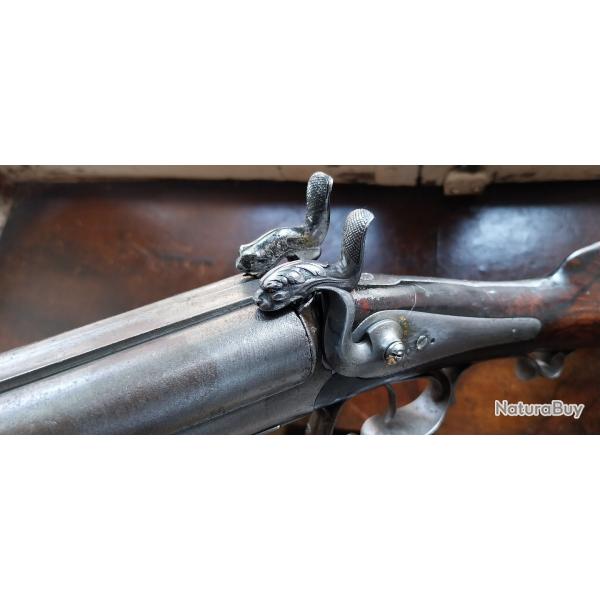 FUSIL A BROCHE ROUZEGAS, "" CANON LEOPOLD  BERNARD""