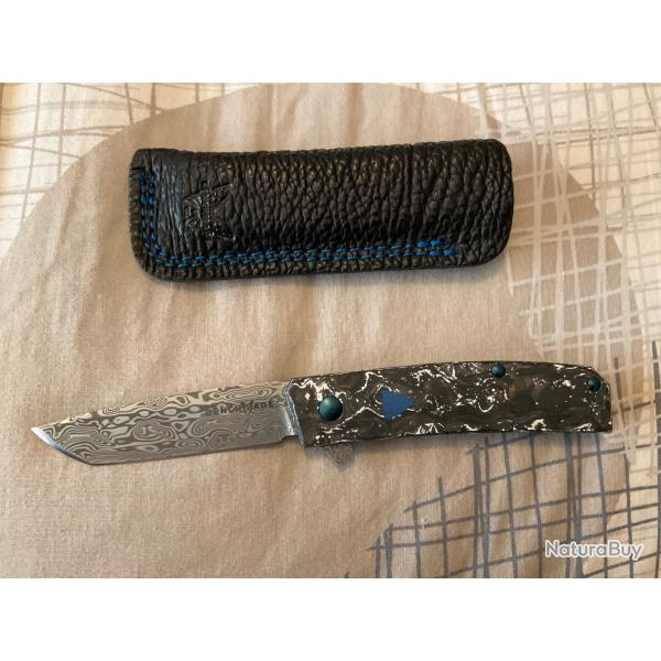 VEND CIUTEAU PLIANT BENCHEMADE TENGU FLIPPER DESIGN JARED OESER.