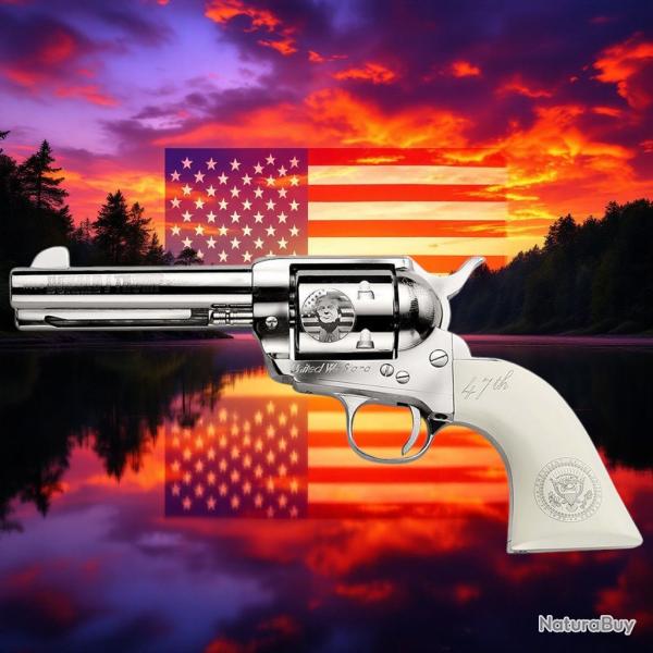 REVOLVER 1873 357 MAG DONALD TRUMP NICKEL