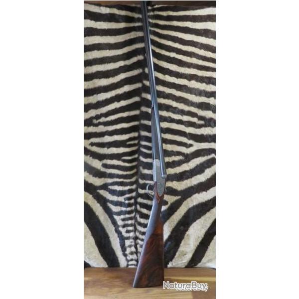 Fusil juxtapos PIOTTI  platines - crosse Anglaise cal.20/70 canons 70 cm 1/4 3/4 - mallette